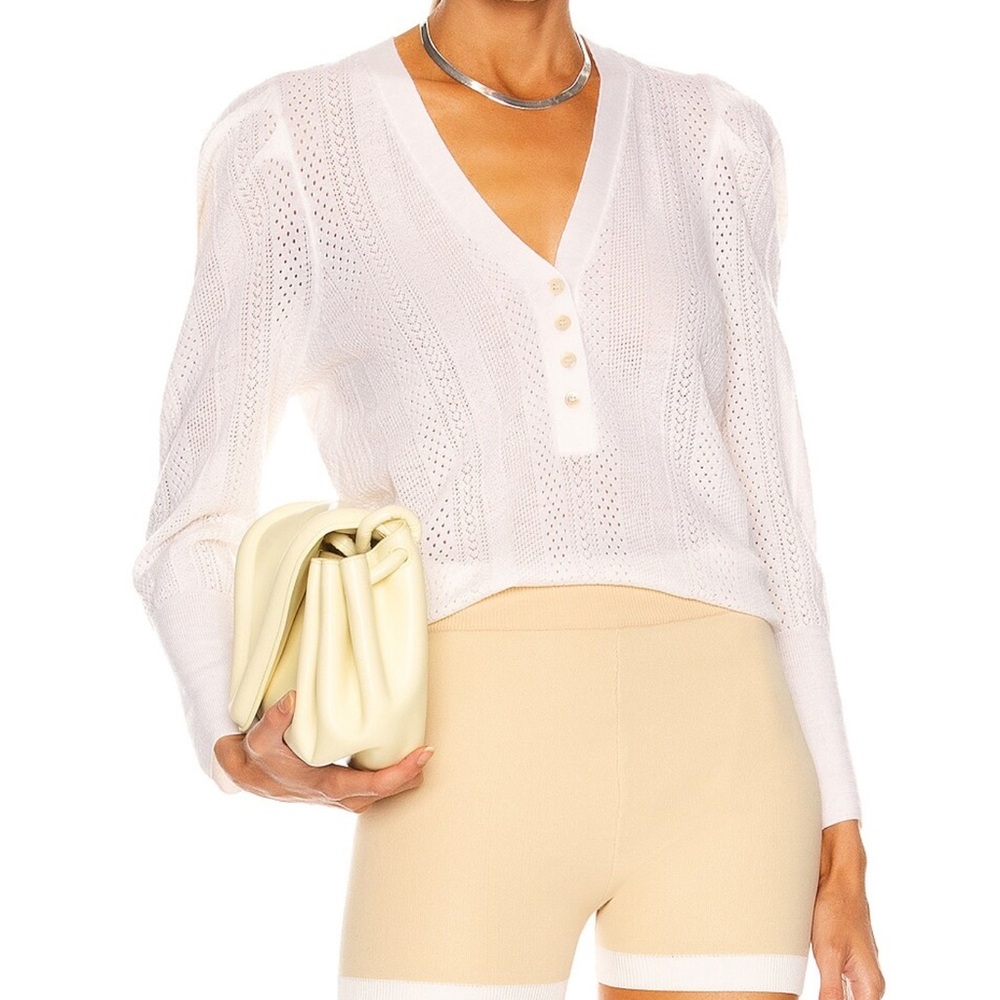 VERONICA BEARD KIRKA HENLEY SWEATER